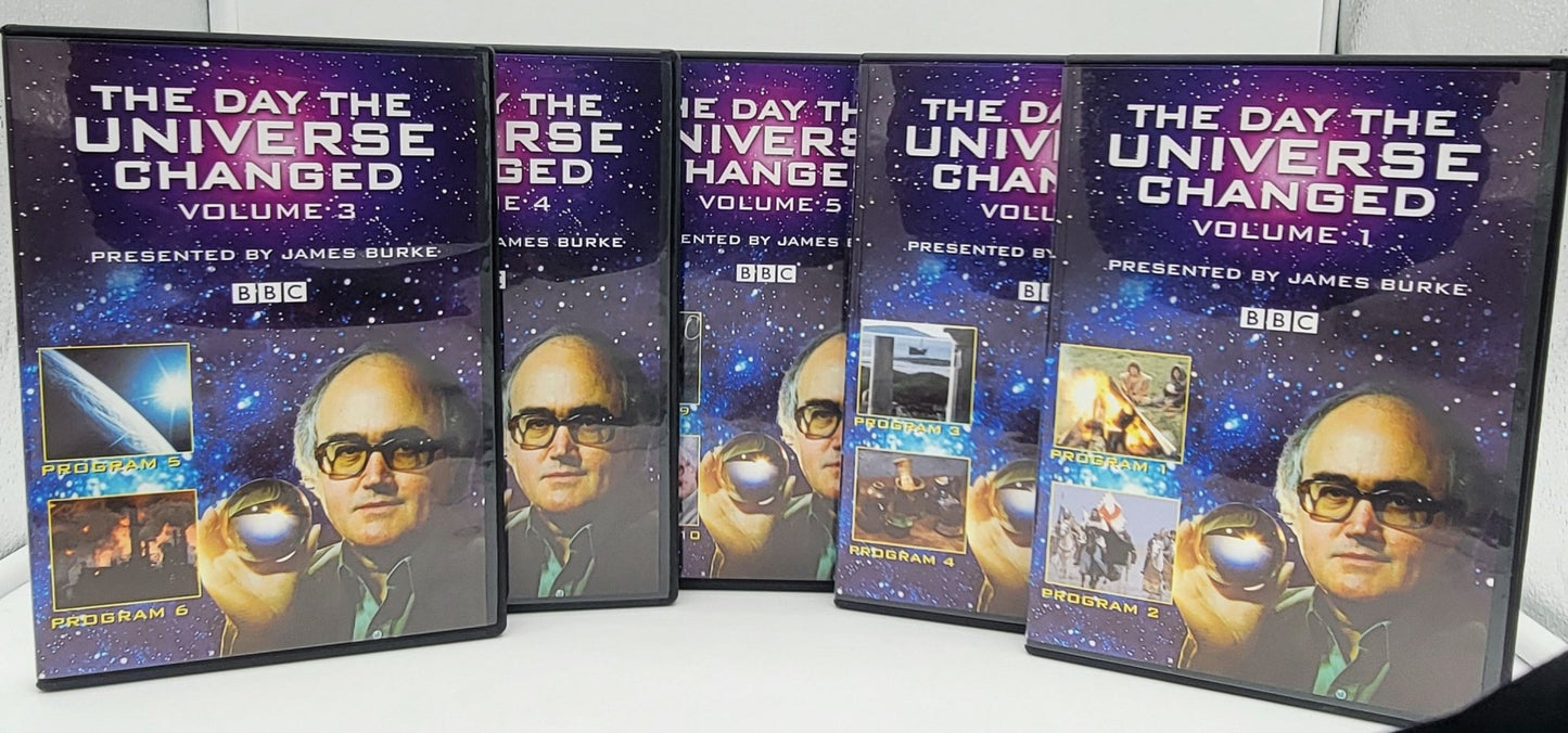 Ambrose DVD - The Day the Universe Changed | BBC Presented by James Burke - Complete Set | DVD - DVD - Steady Bunny Shop