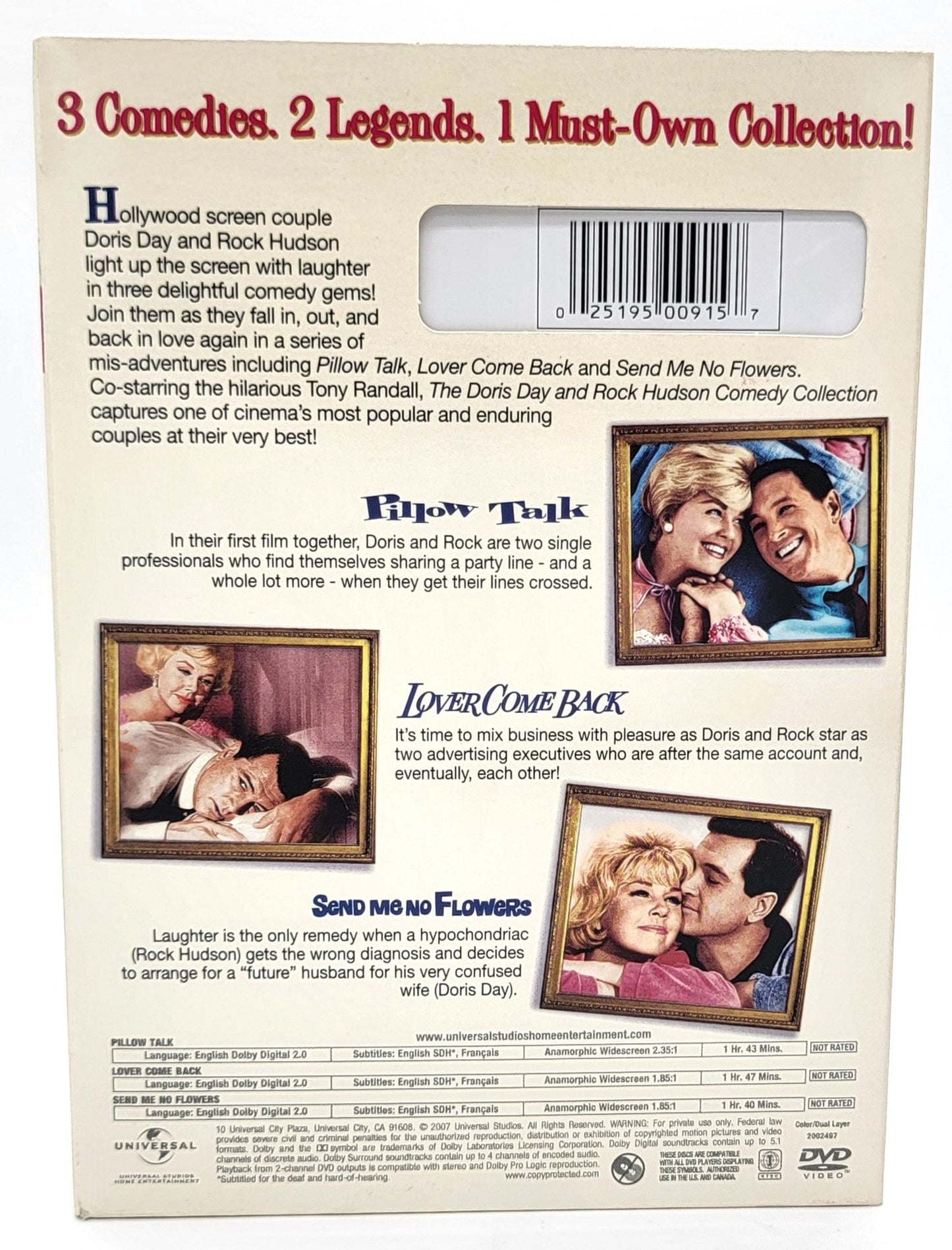 Universal Studios Home Entertainment - The Doris Day and Rock Hudson | DVD | Comedy Collection - DVD - Steady Bunny Shop