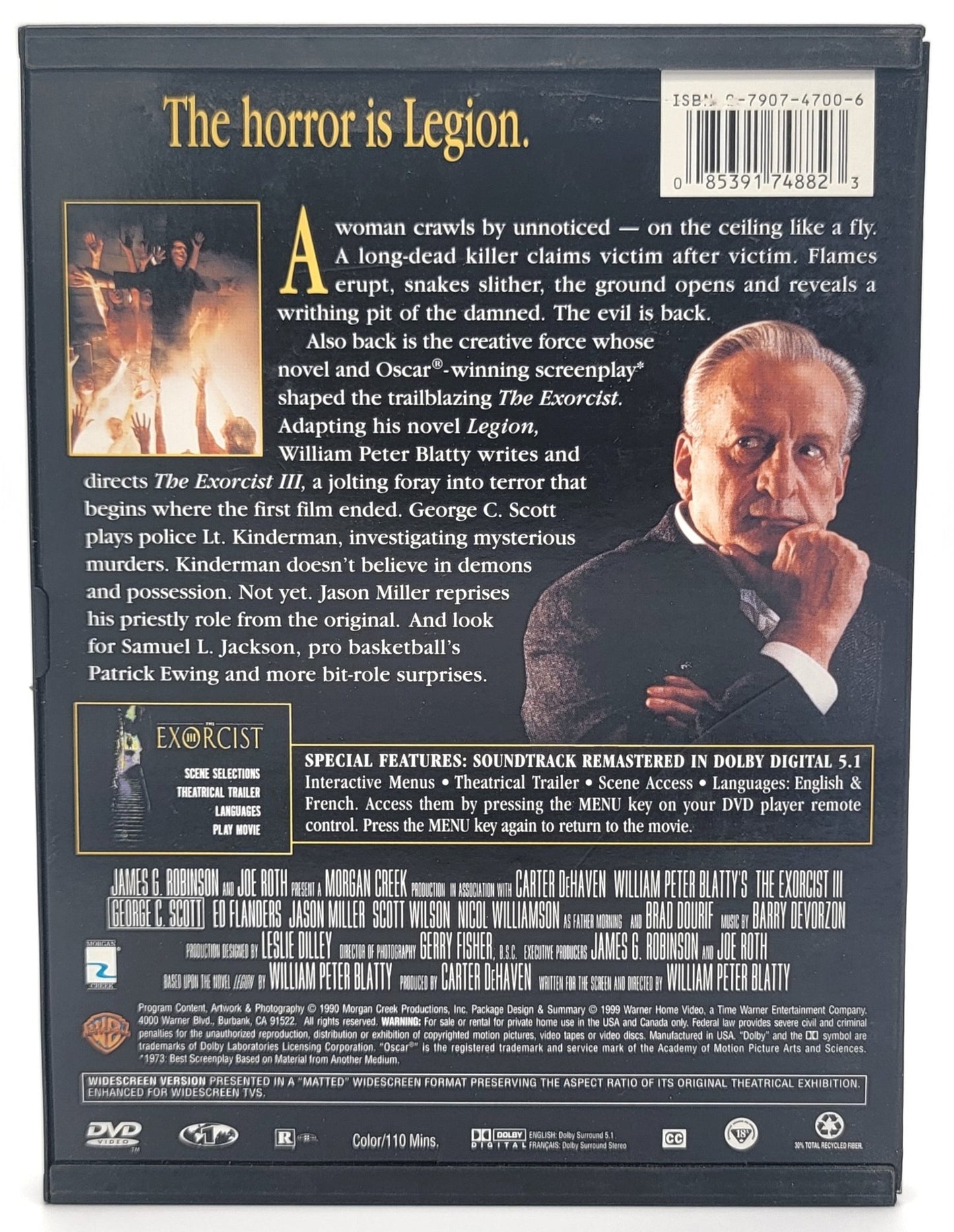 Warner Home Video - The Exorcist III | DVD | Widescreen - DVD - Steady Bunny Shop