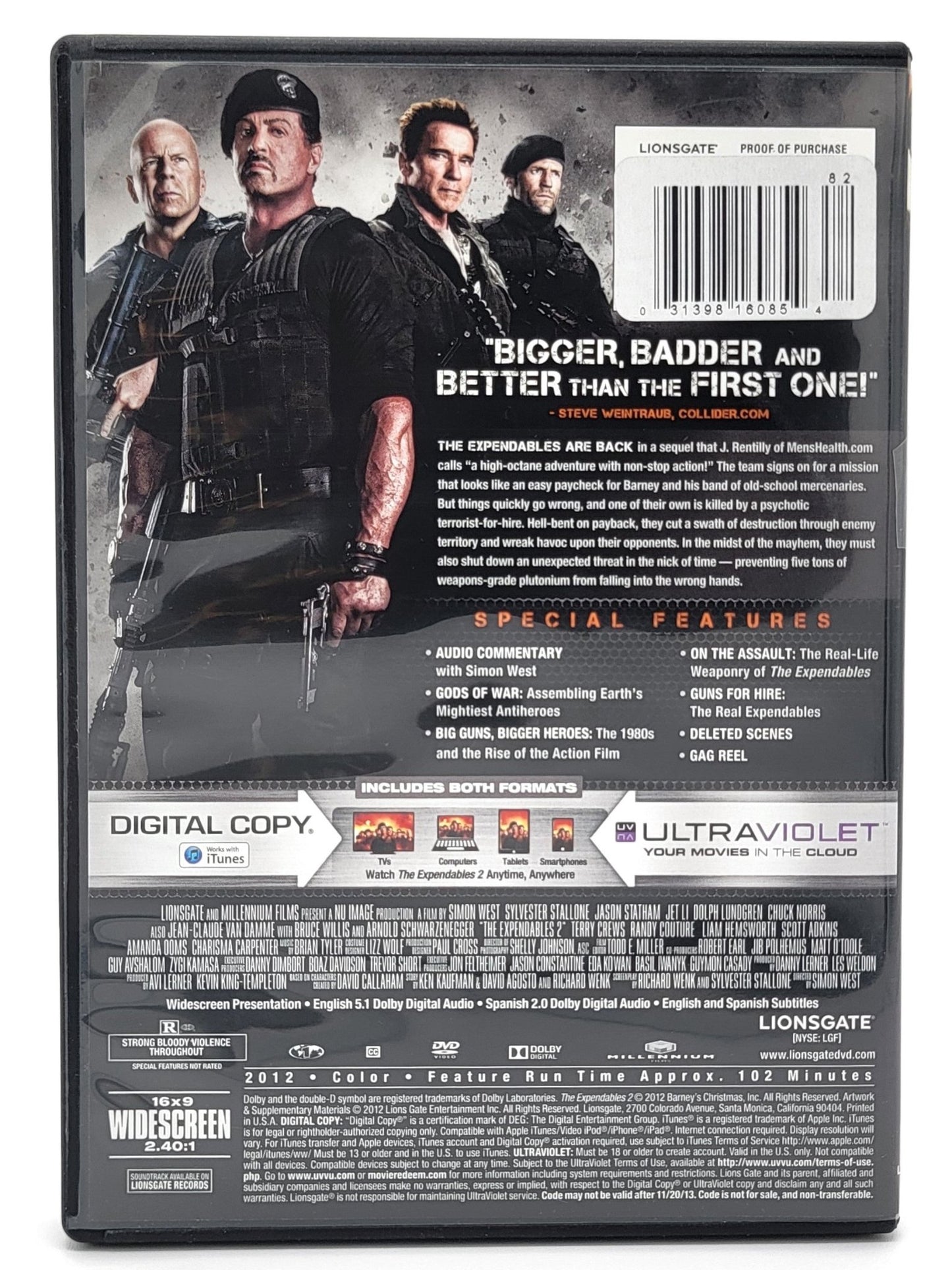 Lions Gate Films Inc. - The Expendable 2 | DVD | Widescreen - No Digital Copy - DVD & Blu-ray - Steady Bunny Shop