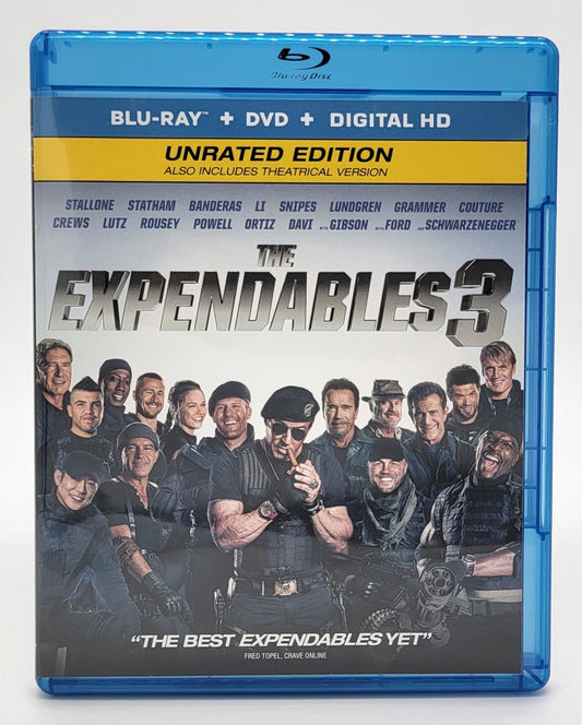 Lionsgate Home Entertainment - The Expendables 3 | Unrated Edition | Blu Ray - DVD | No Digital Copy - DVD & Blu-ray - Steady Bunny Shop