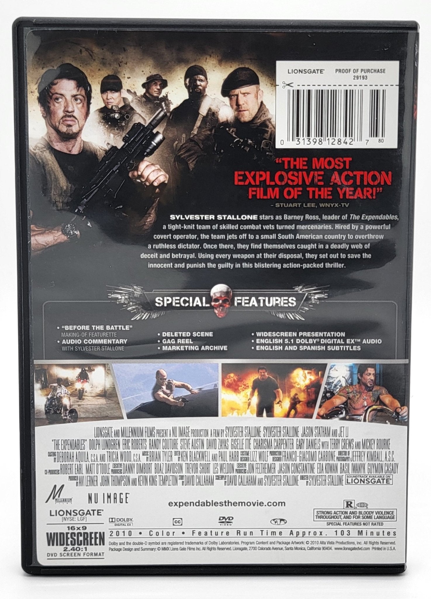 Lionsgate Home Entertainment - The Expendables | DVD | Widescreen - DVD - Steady Bunny Shop