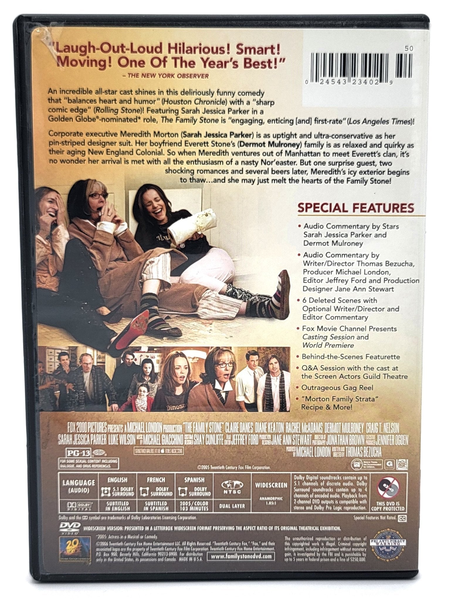 20th Century Fox Home Entertainment - The Family Stone | DVD | Widescreen - DVD - Steady Bunny Shop