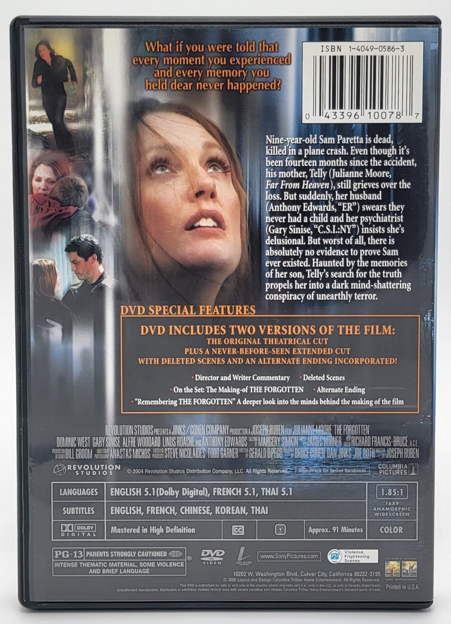 Sony Pictures Home Entertainment - The Forgotten | DVD | Widescreen - DVD - Steady Bunny Shop
