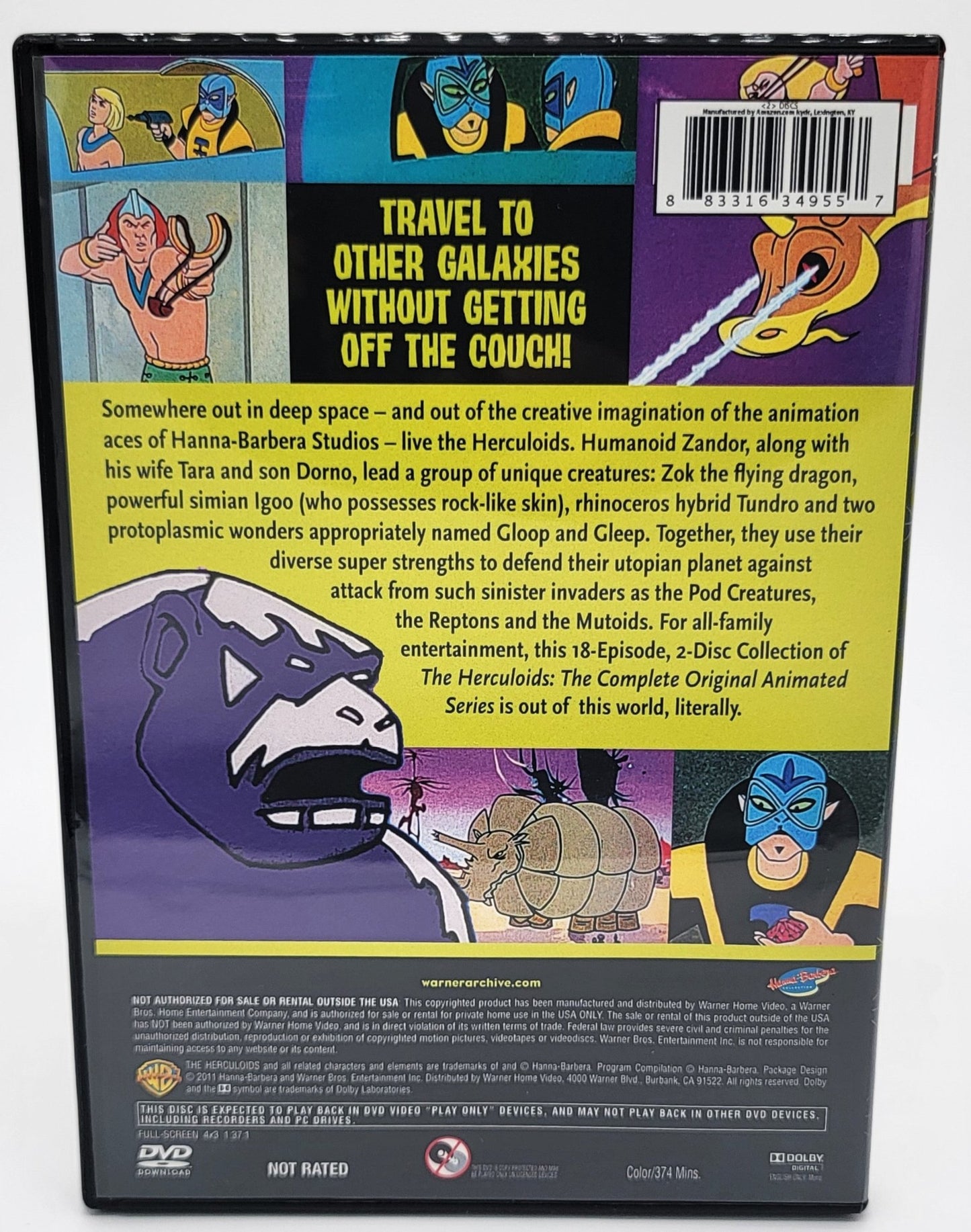 Warner Brothers - The Herculoids | DVD | Hanna - Barbera Classic Collection - DVD - Steady Bunny Shop