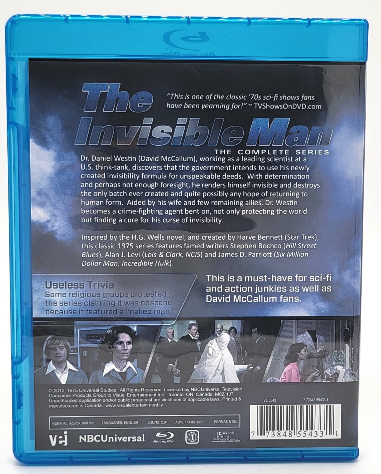NBC Universal - The Invisible Man 1975 | Blu-ray | The Complete Series - Blu-ray - Steady Bunny Shop
