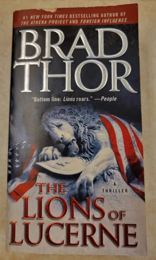 Steady Bunny Shop - The Lions of Lucerne - Brad Thor - Paperback Book - Steady Bunny Shop