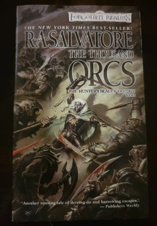 Steady Bunny Shop - The Thousand Orcs: The Legend of Drizzt - R.A. Salvatore - Paperback Book - Steady Bunny Shop