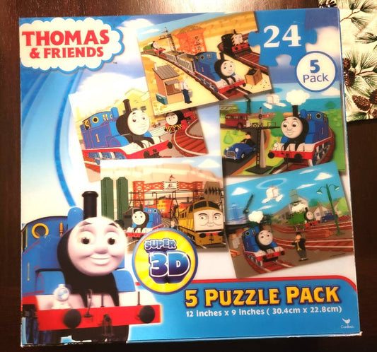 Cardinal - Thomas & Friends | 5 Pack | Super 3D Lenticular Puzzles - Jigsaw Puzzle - Steady Bunny Shop