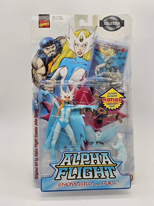 Toy Biz - Toy Biz | Alpha Flight Snowbird and Puck with Collector's Card | Marvel Collector Editions - Action Figures - Steady Bunny Shop