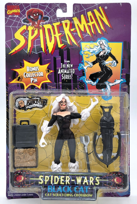 Toy Biz - Toy Biz | Black Cat - Spider Wars | Vintage Marvel Action Figure - Action Figures - Steady Bunny Shop