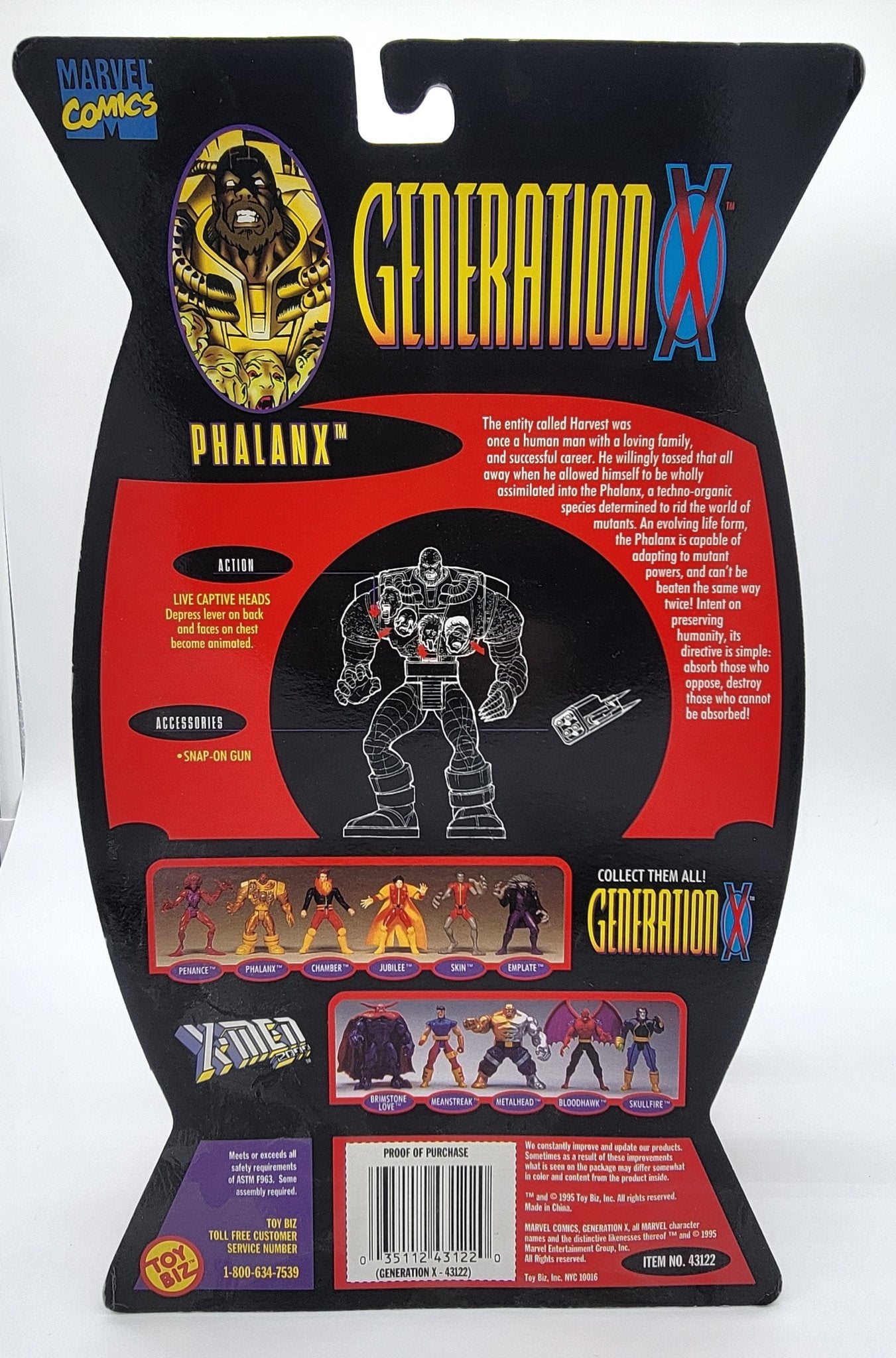 Toy Biz - Toy Biz | Generation X - Phalanx 1995 | Vintage Marvel Action Figure - Action Figures - Steady Bunny Shop