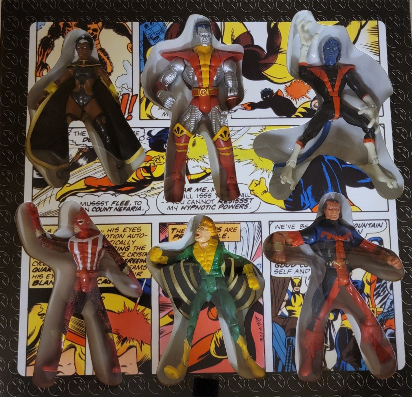 Toy Biz - Toy Biz | Marvel Collector Eidtion Giant Size Z-Men 6 Pack Storm, Colossus, Nightcrawler, Sunfire, Banshee, & Thunderbird | Vintage Action Figure - Action Figures - Steady Bunny Shop