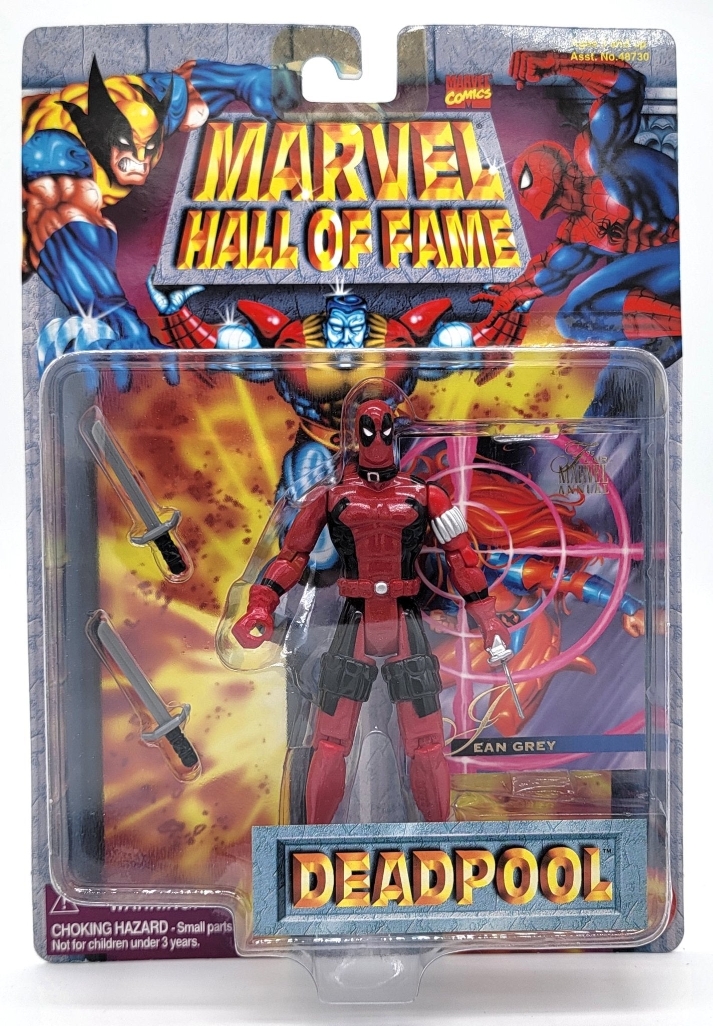 Toy Biz - Toy Biz | Marvel Hall of Fame - Deadpool 1996 | Vintage Marvel Action Figure - Action Figures - Steady Bunny Shop