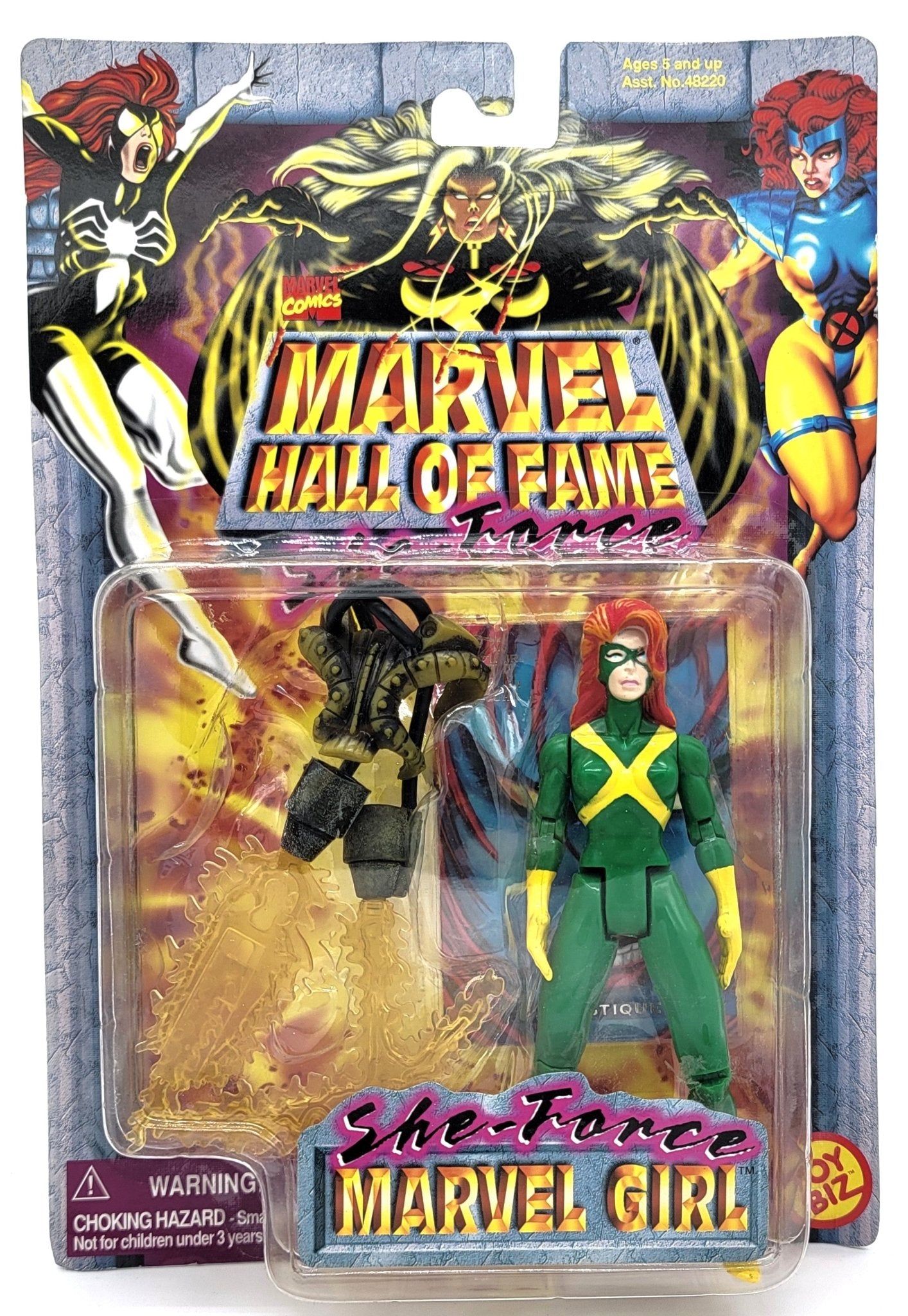 Toy Biz - Toy Biz | Marvel Hall of Fame - She Force - Marvel Girl 1997 | DVD | Vintage Marvel Action Figure - Action Figures - Steady Bunny Shop