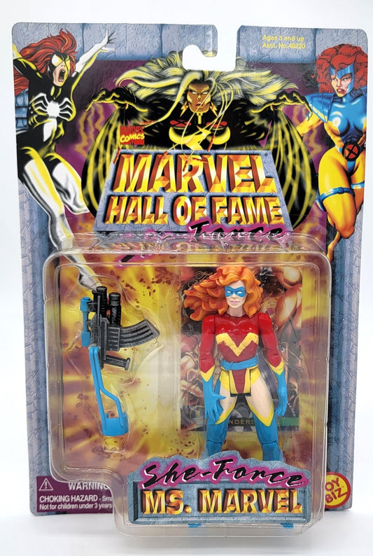Toy Biz - Toy Biz | Marvel Hall of Fame She Force Ms Marvel 1997 | Vintage Marvel Action Figure - Action Figures - Steady Bunny Shop