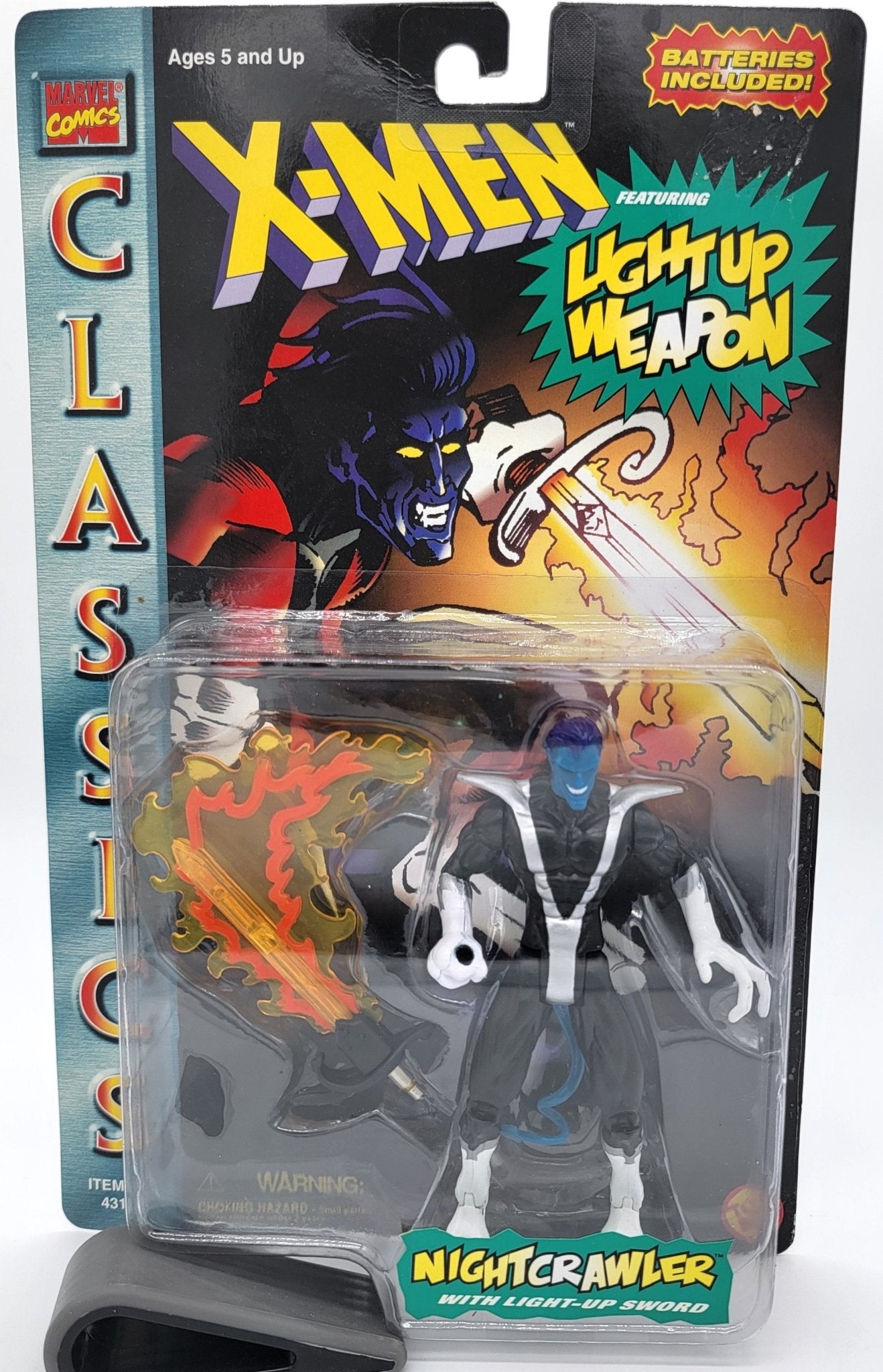 Toy Biz - Toy Biz | X-Men Classics - Nightcrawler 1996 -Rare Silver figure| Vintage Marvel Action Figure - Action Figures - Steady Bunny Shop