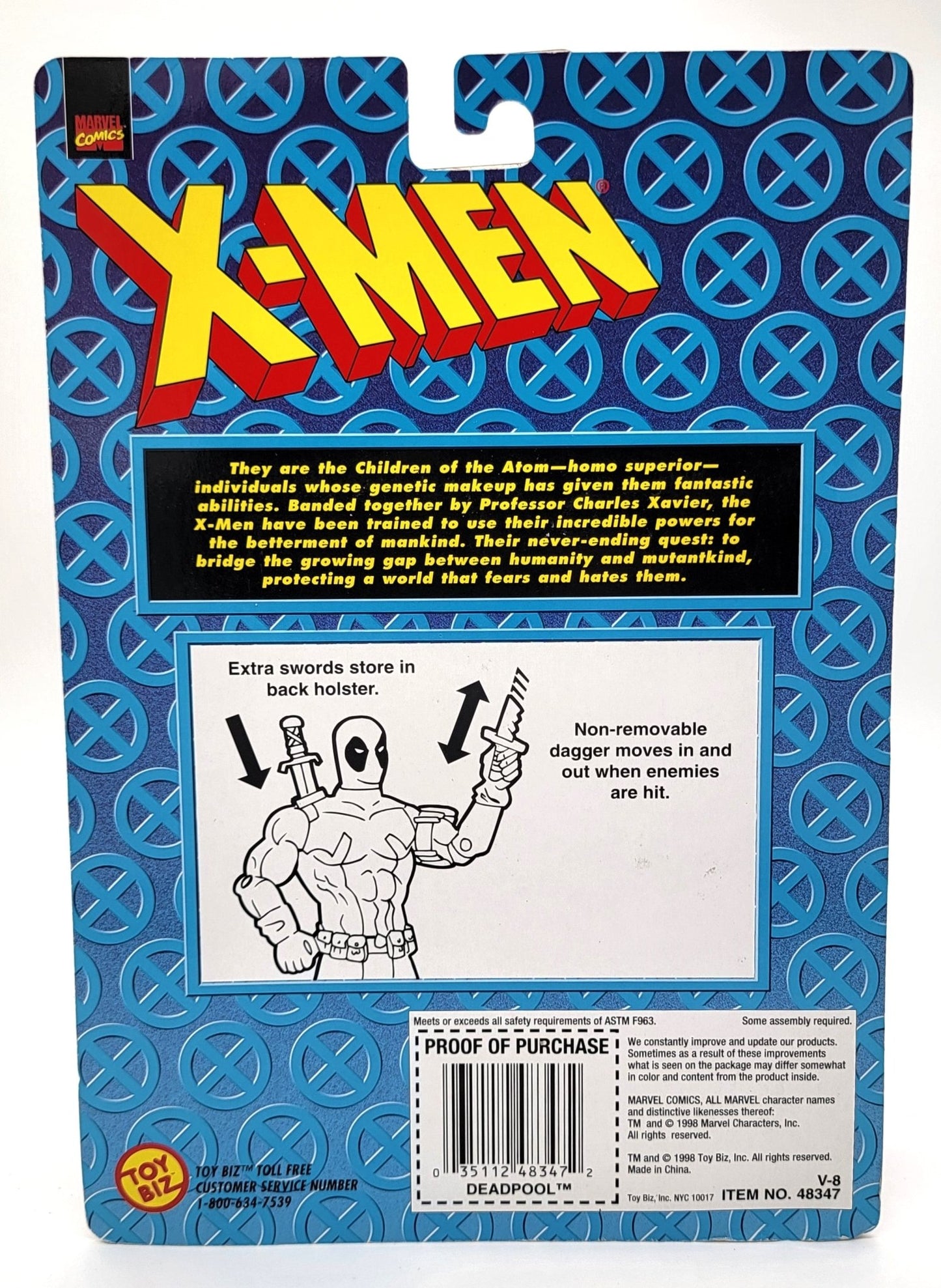 Toy Biz - Toy Biz | X-Men Deadpool 1998 | Vintage Marvel Action Figure - Action Figures - Steady Bunny Shop
