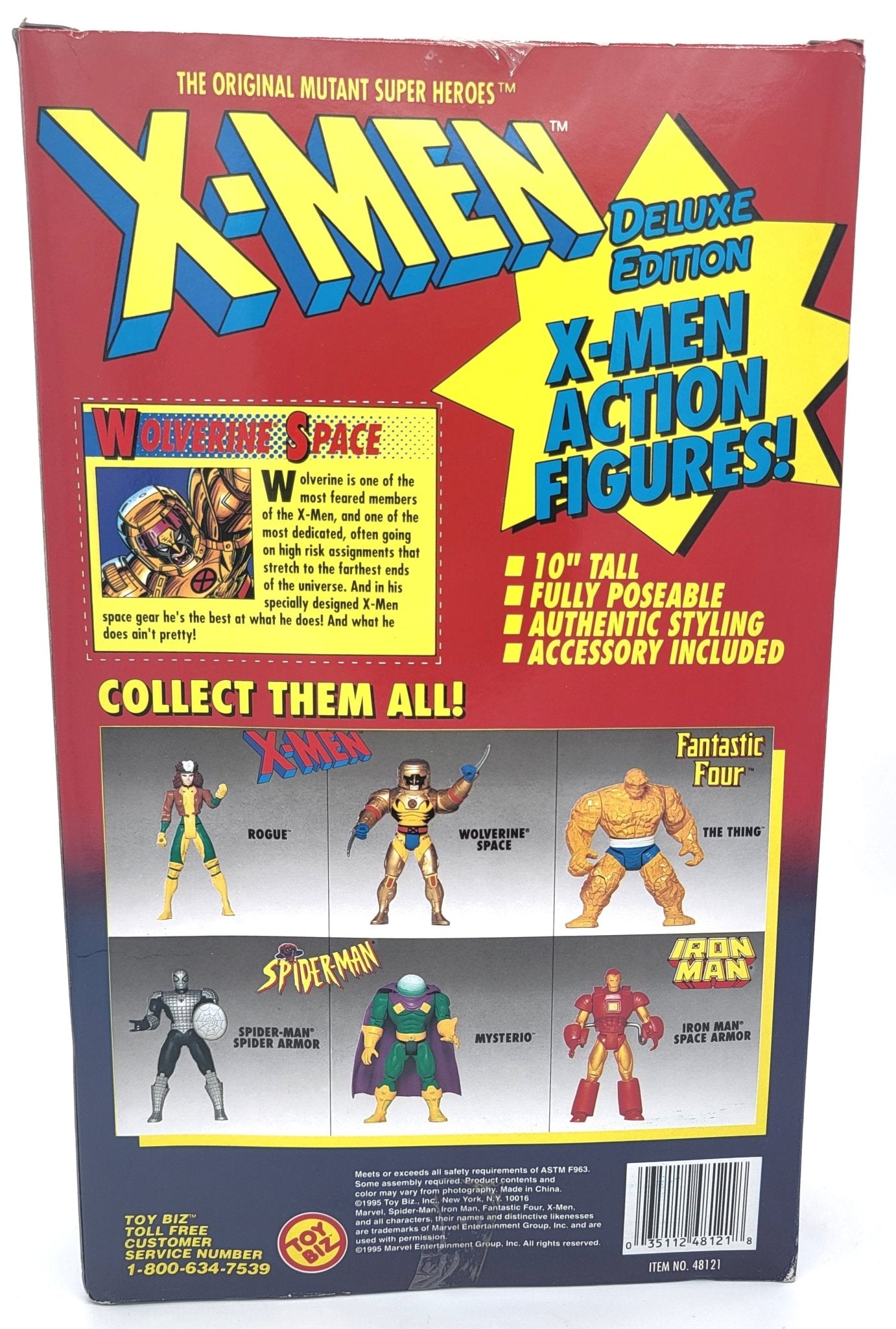 Toy Biz - Toy Biz | X-Men Deluxe Edition Wolverine Space 1995 | Vintage Marvel Action Figure - Action Figures - Steady Bunny Shop