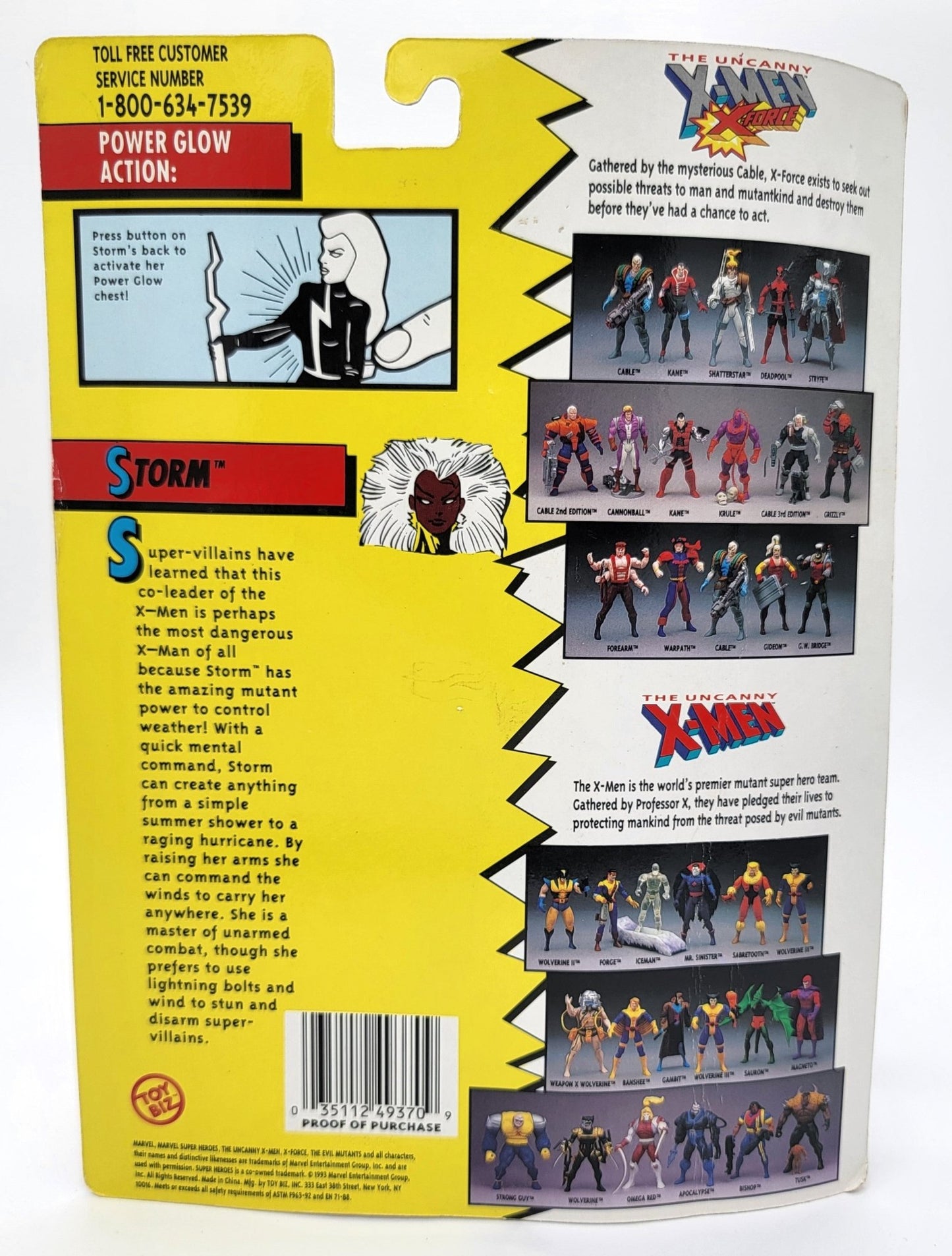 Toy Biz - Toy Biz| X-Men Storm 1993 | Vintage Marvel Action Figure - Action Figures - Steady Bunny Shop