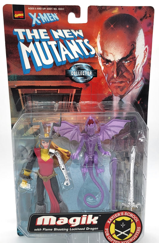 Toy Biz - Toy Biz | X-Men The New Mutants - Magic & Lockheed Dragon | Vintage Marvel Action Figure - Marvel Collector Editions - Action Figures - Steady Bunny Shop
