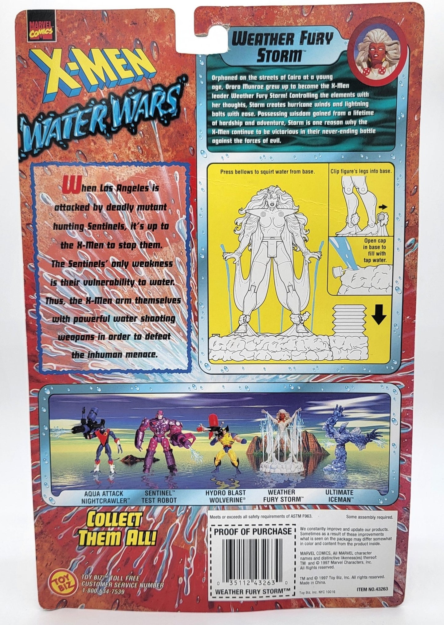 Toy Biz - Toy Biz | X-Men Water Wars - Storm 1997 | Vintage Action Figure - Action Figures - Steady Bunny Shop