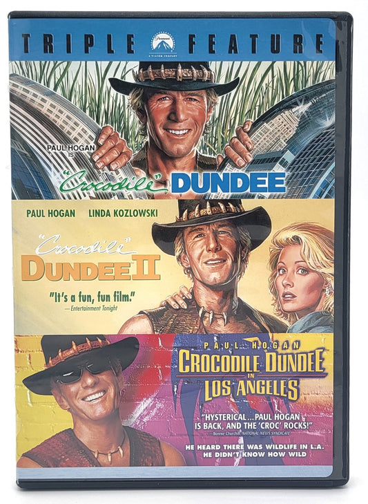 Paramount Pictures Home Entertainment - Triple Feature - Crocodile Dundee I and II & Crocodile Dundee in Los Angeles | DVD - DVD - Steady Bunny Shop
