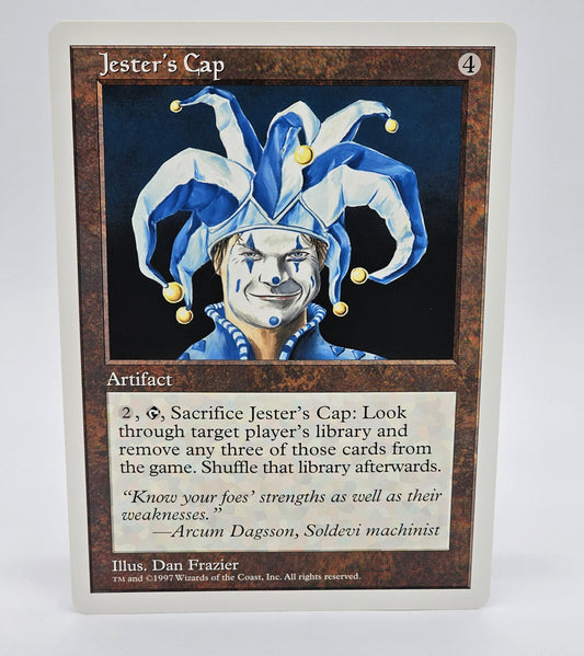 Wizards Of The Coast - Wizards Of The Coast | Magic The Gathering | Jester's Cap | 6x9 Oversized Promo Card - Collectible Card Game - Steady Bunny Shop