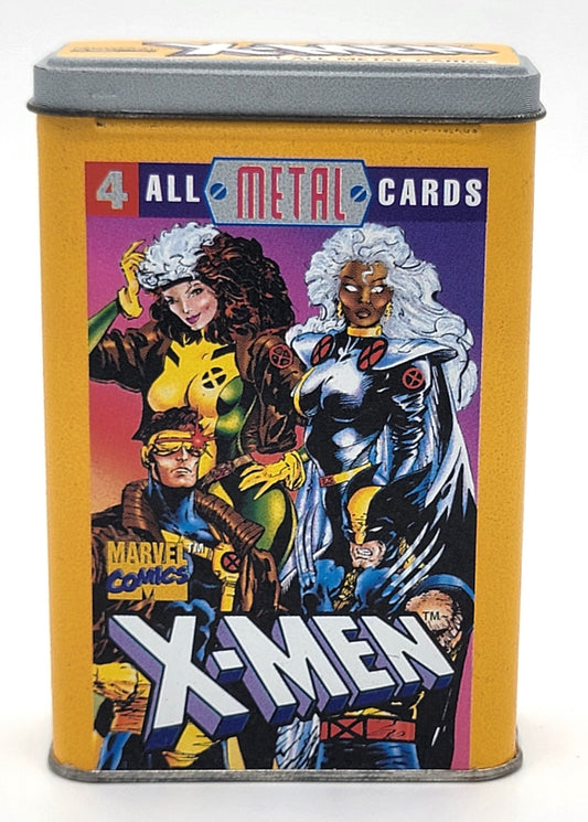 Marvel Comic - X-Men 4 Metal Cards 1996 | Collectible Tin Cards in a Collectible Tin - Collectible Cards - Steady Bunny Shop