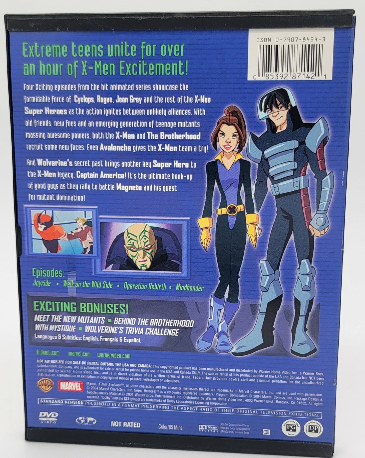 Warner Home Video - X-Men Evolution - Enemies Unveiled | DVD | 4 Thrilling Episodes from Season Two - DVD - Steady Bunny Shop